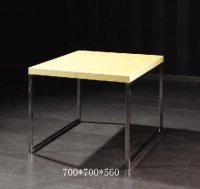 MASUTA CAFEA - PIELE STANTATA GALBENA - BRQ-3394-2 - MASUTA CAFEA - PIELE STANTATA GALBENA - BRQ-3394-2